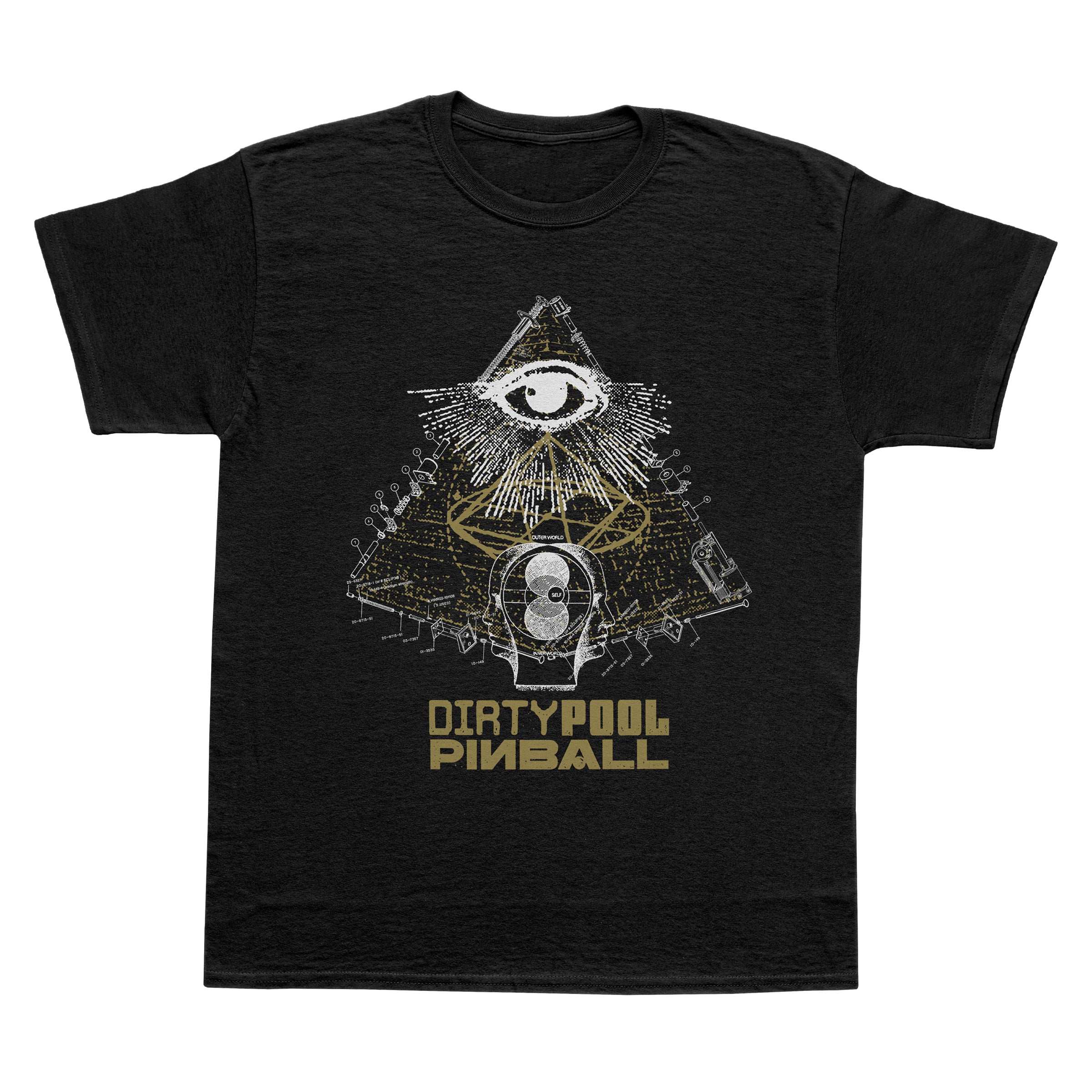 Cult Of Pinball - Pyramid Schematic Shirt